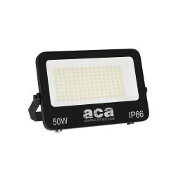 Προβολέας LED SMD 50W 3CCT 5000lm, RA>80, στεγανός IP66, 185-265V Μαύρος