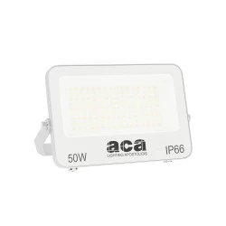 Προβολέας LED SMD 50W 3CCT 5000lm, RA>80, στεγανός IP66, 185-265V Λευκός