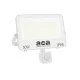 Προβολέας LED SMD 50W με Αισθητήρα 3CCT 5000lm RA>80, στεγανός IP66, 185-260V Λευκός