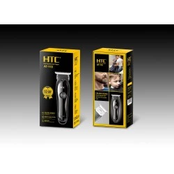 Hair trimmer HTC AT-118 με μεταλλικό κάλυμμα και μπαταρία λιθίου 600mAh