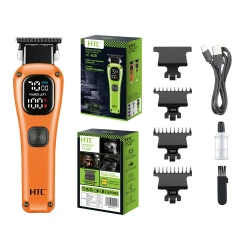 Hair trimmer HTC AT-630 5W με μεταλλικό σώμα και T-Blade λεπίδα
