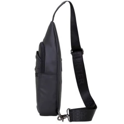Τσάντα Crossbody ARCTIC HUNTER XB13001-BK αδιάβροχη μαύρη με ειδική εσοχή για τα ακουστικά