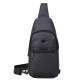 Τσάντα Crossbody ARCTIC HUNTER XB13001-BK αδιάβροχη μαύρη με ειδική εσοχή για τα ακουστικά