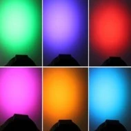 Προβολέας με led smd eco 10W 230V μωβ φως αλουμινίου μαύρος στεγανός IP65 σε μαύρο χρώμα