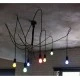 Διακοσμητική λάμπα led  αχλάδι Α60 E27 ισχύος 6W 230V μπλε δέσμης 330° ceramic filament
