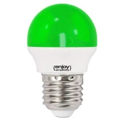 Λάμπα led P45 σφαιρική Ε27 1.8W 230V πράσινο φως δέσμης 180° enjoy simplisity 15000h