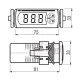 Ψηφιακό υγρασιόμετρο πίνακα VEMER HR-1P3A 115-230VAC 33x75x81mm