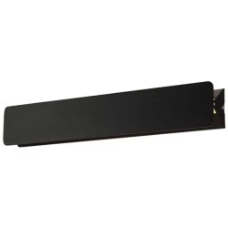 Led επίτοιχο μαύρο φωτιστικό 15W θερμό φως ορθογώνιο με δυνατότητα περιστροφής 900Lm 3000K