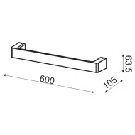 Απλίκα τοίχου Led σε χρυσό χρώμα 12W ορθογώνια 1050Lm 3000K θερμό φως κατασκευασμένη από αλουμίνιο Απλίκα τοίχου Led σε χρυσό χρώμα 12W ορθογώνια 1050Lm 3000K θερμό φως κατασκευασμένη από αλουμίνιο