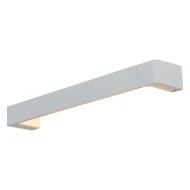 Led απλίκα τοίχου λευκή 12W ορθογώνια 1050Lm 3000K θερμό φως με διπλή δυνατότητα τοποθέτησης