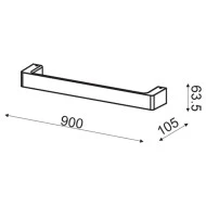 Απλίκα τοίχου Led σε χρυσό χρώμα 18W ορθογώνια 1500Lm 3000K θερμό φως κατασκευασμένη από αλουμίνιο Απλίκα τοίχου Led σε χρυσό χρώμα 18W ορθογώνια 1500Lm 3000K θερμό φως κατασκευασμένη από αλουμίνιο