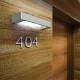 Led απλίκα τοίχου γκρι 6W ορθογώνια 500Lm 3000K θερμό φως με διπλή δυνατότητα τοποθέτησης Led απλίκα τοίχου γκρι 6W ορθογώνια 500Lm 3000K θερμό φως με διπλή δυνατότητα τοποθέτησης