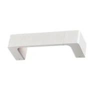 Led απλίκα τοίχου λευκή 6W ορθογώνια 500Lm 3000K θερμό φως με διπλή δυνατότητα τοποθέτησης