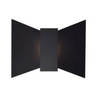 Επίτοιχο Led φωτιστικό σε μαύρο χρώμα 6W 540Lm 3000K θερμό φως κατασκευασμένο από αλουμίνιο