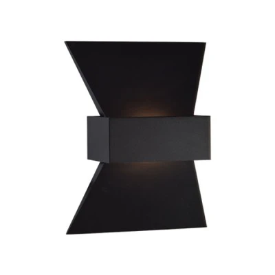 Επίτοιχο Led φωτιστικό σε μαύρο χρώμα 6W 540Lm 3000K θερμό φως κατασκευασμένο από αλουμίνιο Επίτοιχο Led φωτιστικό σε μαύρο χρώμα 6W 540Lm 3000K θερμό φως κατασκευασμένο από αλουμίνιο