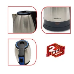 Βραστήρας Inox ZOS-198 1850W-2200W 220-240V με φωτεινή ένδειξη λειτουργίας