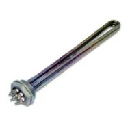 Αντίσταση τύπου ρακόρ (βιδωτή) AISI 1½ inox χωρίς φλάντζα 3X3000W 230V με σωληνάκι θερμοστάτη