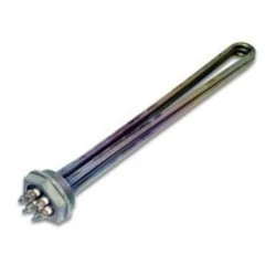 Αντίσταση τύπου ρακόρ (βιδωτή) AISI 1½ inox χωρίς φλάντζα 3X3000W 230V με σωληνάκι θερμοστάτη