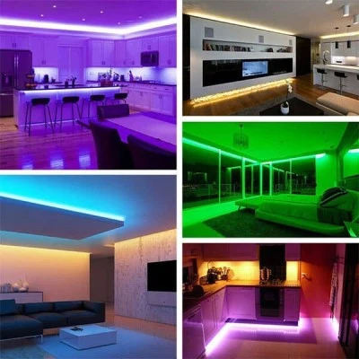 Led COB ταινία 1m 8W 24VDC Κόκκινο φως IP20 μη στεγανή εύκαμπτη & αυτοκόλλητη
