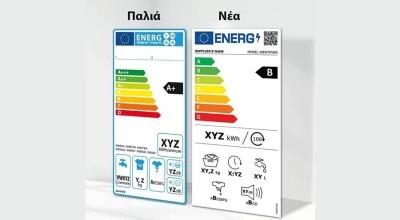 Αλλαγή στην ενεργειακή ετικέτα! Μάθε τι σημαίνει!