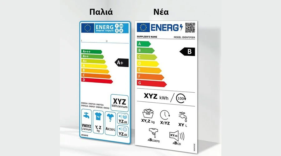 Αλλαγή στην ενεργειακή ετικέτα! Μάθε τι σημαίνει!