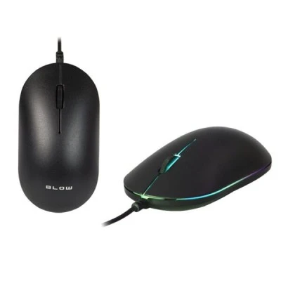 Ποντίκι BLOW MP-60 USB 3 κουμπιών ενσύρματο σε μαύρο χρώμα με οπίσθιο φωτισμό LED RGB Ποντίκι BLOW MP-60 USB 3 κουμπιών ενσύρματο σε μαύρο χρώμα με οπίσθιο φωτισμό LED RGB