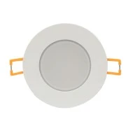 Led σποτ μπάνιου λευκό στρόγγυλο χωνευτό ισχύος 5W 230V 6000k ψυχρό λευκό φως 420lm στεγανό IP65