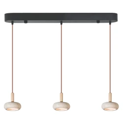 Κρεμαστό φωτιστικό τραβερτίνα Arte Illumina Lito LED 3x5W IP20