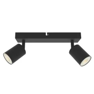 Σποτ οροφής διπλό Arte Illumina Brava GU10 max 5W Φ200x60x105mm S1962 μαύρο Σποτ οροφής διπλό Arte Illumina Brava GU10 max 5W Φ200x60x105mm S1962 μαύρο