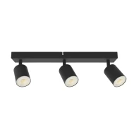 Σποτ οροφής τριπλό Arte Illumina Brava GU10 max 5W Φ320x105mm S1962 μαύρο