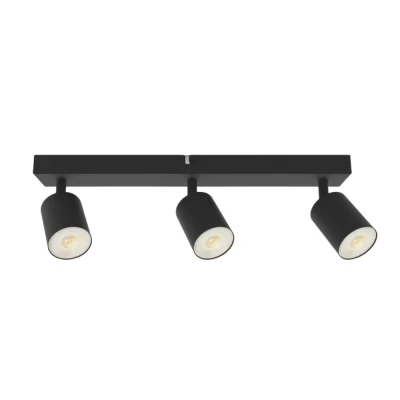 Σποτ οροφής τριπλό Arte Illumina Brava GU10 max 5W Φ320x105mm S1962 μαύρο