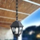 Φωτιστικό κρεμαστό Fumagalli Sichem Mary σε μαύρο χρώμα με διάσταση 180x780mm IP55 & ντουί E27