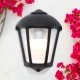Απλίκα τοίχου Fabio με ντουί 1xE27 IP55 ύψος 290mm διάσταση 100x400mm IP55 μαύρο