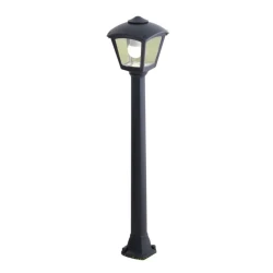 Κολωνάκι δαπέδου Fumagalli Giaffa Roby τετράγωνο 1xΕ27 200x945mm IP55 μαύρο