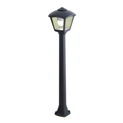 Κολωνάκι δαπέδου Fumagalli Giaffa Roby τετράγωνο 1xΕ27 200x945mm IP55 μαύρο