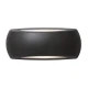 Απλίκα τοίχου Fumagalli Francy 1xE27 300x130mm opal IP66 μαύρο