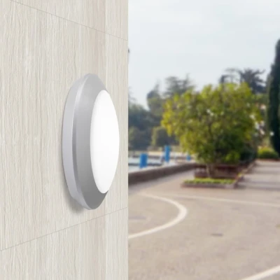 Φωτιστικό απλίκα Fumagalli Berta με διάσταση Ø275mm & ντουί Ε27 IP66 γκρι