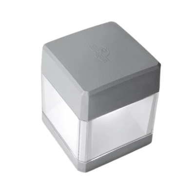 Απλίκα τοίχου Fumagalli Elisa Wall 1xGX53 LED 3W 3CCT 165x126mm γκρι