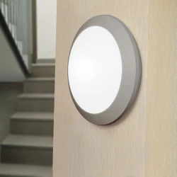 Πλαφονιέρα Fumagalli Umberta 2xE27 Ø350mm γκρι IP66