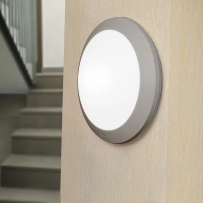 Πλαφονιέρα Fumagalli Umberta 2xE27 Ø350mm γκρι IP66