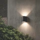 Απλίκα τοίχου Marta 160 2L Up/Down 2xGX53 LED 3W 3CCT 192x164mm μαύρο