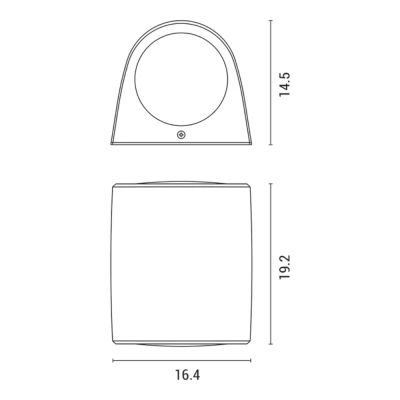 Απλίκα τοίχου Marta 160 2L Up/Down 2xGX53 LED 3W 3CCT 192x164mm μαύρο Απλίκα τοίχου Marta 160 2L Up/Down 2xGX53 LED 3W 3CCT 192x164mm μαύρο