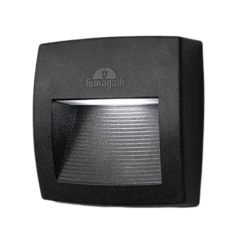 Απλίκα τοίχου Fumagalli Lorenza 150 LED 3,5W 3CCT IP55 μαύρη