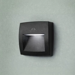 Απλίκα τοίχου Fumagalli Lorenza 150 LED 3,5W 3CCT IP55 μαύρη