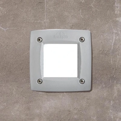 Απλίκα τοίχου Fumagalli Leti100 τετράγωνη με GX53 LED 3W CCT IP66 γκρι οπάλ Απλίκα τοίχου Fumagalli Leti100 τετράγωνη με GX53 LED 3W CCT IP66 γκρι οπάλ