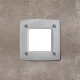 Απλίκα τοίχου Fumagalli Leti100 τετράγωνη με GX53 LED 3W CCT IP66 γκρι οπάλ Απλίκα τοίχου Fumagalli Leti100 τετράγωνη με GX53 LED 3W CCT IP66 γκρι οπάλ