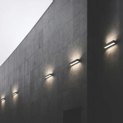 Φωτιστικό τοίχου Arte Illumina LED up-down πλαστικό 9W 472Lm 3CCT 171x46x83mm IP44 μαύρο 