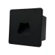 Φωτιστικό χωνευτό Arte Illumina LED 3W DC24V 3000K 18Lm 85x85x46mm IP54 μαύρο