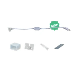 Πακέτο αξεσουάρ LED SMD σύνδεσης 220V IP65 8mm KIT με φις τάπες ενωτικά κόλλα