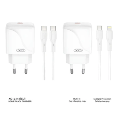 Τροφοδοτικό-ταχυφορτιστής XO-L141 PD 20W με θύρα USB-C Τροφοδοτικό-ταχυφορτιστής XO-L141 PD 20W με θύρα USB-C